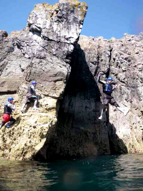 Stag Party Coasteering in Wales